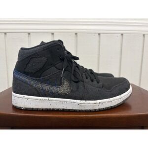 Nike Mens Air Jordan 1 Mid DM3529-001 Black Basketball Shoes Sneakers Size 9.5